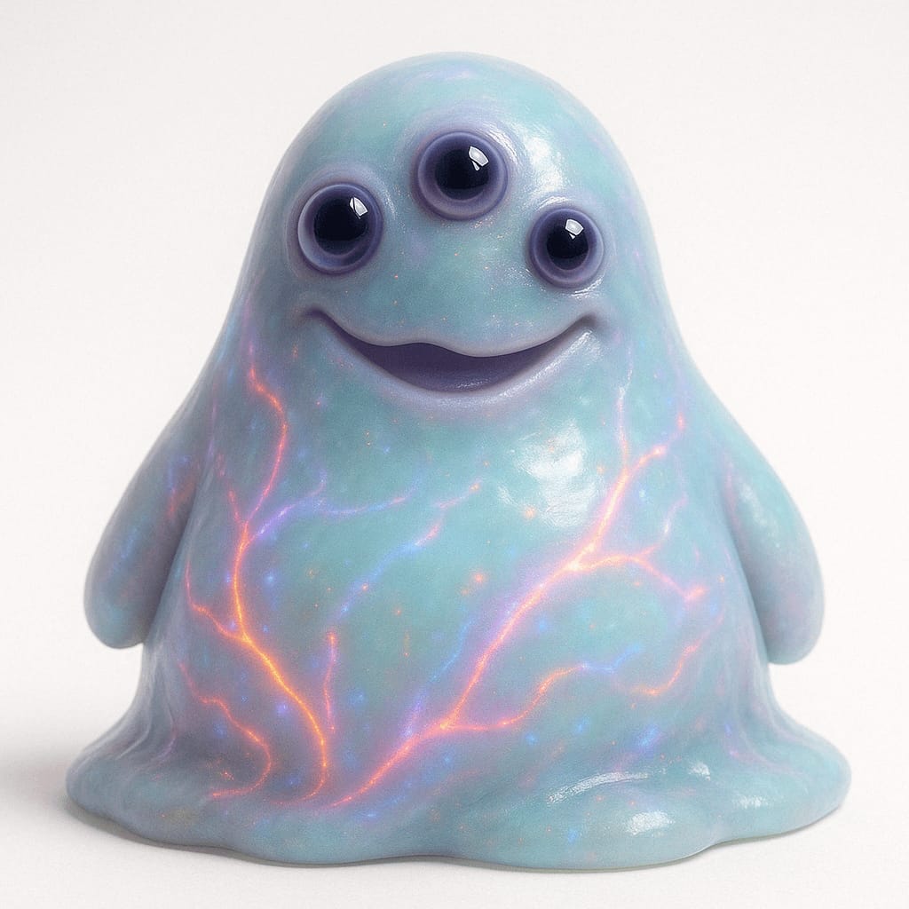 Blobby Alien Character Render